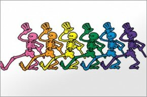 Grateful Dead - Dancing Skeletons