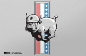 Fashion Has Heart - Marines Bulldog