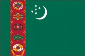 Flag - Turkmenistan