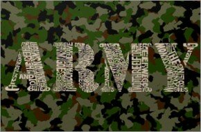 LA Pop Art - Army Words