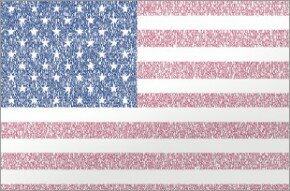 LA Pop Art - US Flag