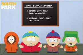 South Park - Lunch Menu